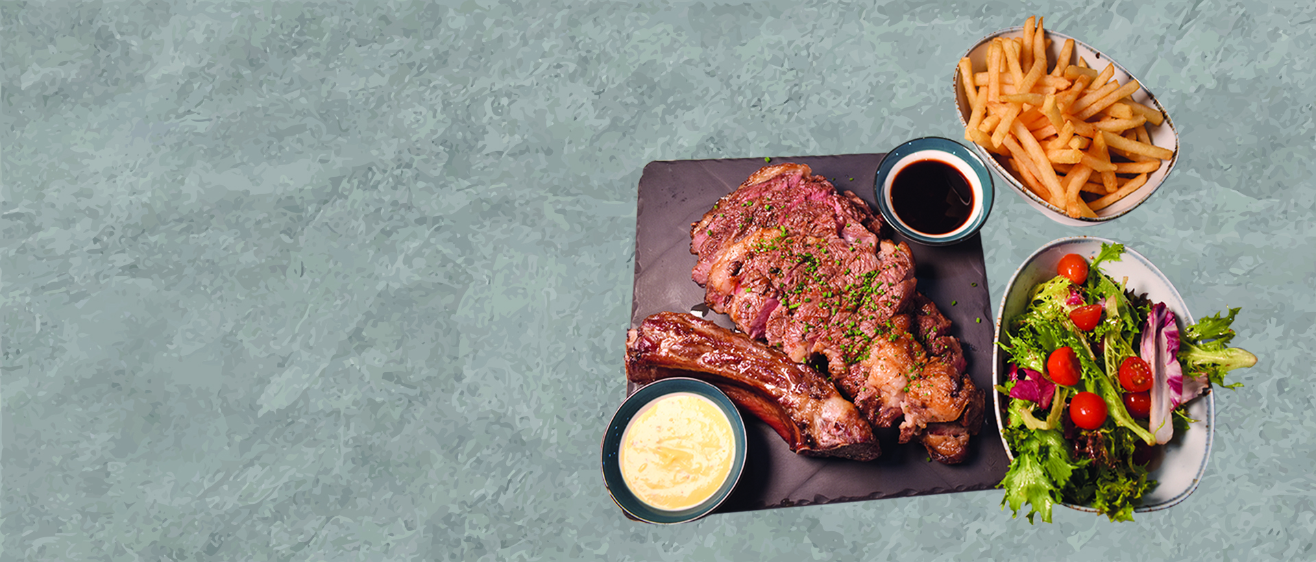 Grilled Ribeye Steak Platter | jules